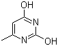 structure of CAS# 626-48-2, 2,4-Dihydroxy-6-methylpyrimidine