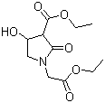 2-(3-Carbethoxy-4-hydroxypyrrolidin-2-on-1-yl)ethyl acetate molecular structure (CAS 62613-79-0)
