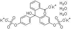 structure of CAS# 62625-16-5, Phenolphthalein disulfate tripotassium salt trihydrate