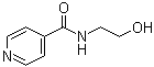 structure of CAS# 6265-74-3, N-(2-羟基乙基)-4-吡啶甲酰胺