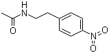 structure of CAS# 6270-07-1, N-(4-硝基苯乙基)乙酰胺