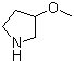 3-甲氧基吡咯烷分子结构 (CAS 62848-20-8)