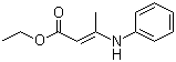 structure of CAS# 6287-35-0, 3-(苯基氨基)-2-丁烯酸乙酯