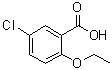 CAS 登录号：62871-12-9, 5-氯-2-乙氧基苯甲酸