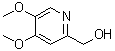 structure of CAS# 62885-49-8, 4,5-二甲氧基-2-吡啶甲醇