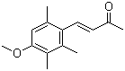 CAS 登录号：62924-31-6, (E)-4-(4-甲氧基-2,3,6-三甲基苯基)-3-丁烯-2-酮