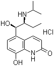 structure of CAS# 62929-91-3, Procaterol hydrochloride