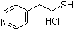 CAS # 6298-11-9, 4-Pyridineethanethiol hydrochloride, 2-(Pyridin-4-yl)ethanethiol hydrochloride, 4-(2-Mercaptoethyl)pyridine hydrochloride