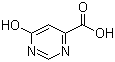 structure of CAS# 6299-87-2, 6-羟基-4-嘧啶甲酸