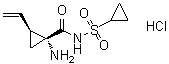 structure of CAS# 630421-49-7, (1R,2S)-1-氨基-N-(环丙基磺酰基)-2-乙烯基环丙烷甲酰胺盐酸盐