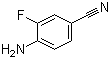structure of CAS# 63069-50-1, 3-氟-4-氨基苯腈