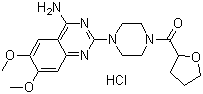 structure of CAS# 63074-08-8, Terazosin hydrochloride