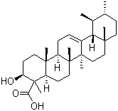 beta-Boswellic Acid molecular structure (CAS 631-69-6)