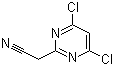 structure of CAS# 63155-43-1, 4,6-二氯-2-嘧啶乙腈