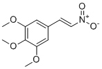 structure of CAS# 6316-70-7, 1,2,3-三甲氧基-5-[(E)-2-硝基乙烯基]苯
