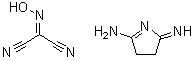 CAS # 6318-05-4, 3,4-Dihydro-2-imino-2H-pyrrol-5-amine compd. with (hydroxyimino)propanedinitrile, NSC 26361