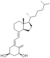 structure of CAS# 63181-13-5, 1beta-Hydroxy vitamin D3
