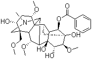 CAS 登录号：63238-67-5, 苯甲酰新乌头原碱
