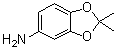 structure of CAS# 6324-89-6, 2,2-二甲基苯并-1,3-二氧杂环戊烯-5-胺