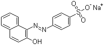 structure of CAS# 633-96-5, Acid Orange 7