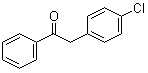 2-(4-Chlorophenyl)-1-phenylethanone molecular structure (CAS 6332-83-8)