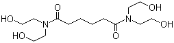 structure of CAS# 6334-25-4, N,N,N',N'-Tetrakis(2-hydroxyethyl)adipamide