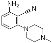 CAS 登录号：63365-17-3, 2-氨基-6-(4-甲基-1-哌嗪基)苯腈