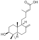 CAS 登录号：63399-38-2, 紫背金牛酸