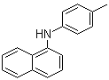 structure of CAS# 634-43-5, N-(p-Tolyl)-1-naphthylamine