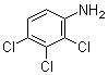 structure of CAS# 634-67-3, 2,3,4-三氯苯胺