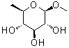 CAS # 6340-52-9, Methyl 6-deoxy-beta-D-glucopyranoside, Methyl 6-deoxy-beta-D-glucoside, NSC 51241