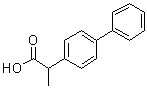 structure of CAS# 6341-72-6, 2-(4-联苯基)丙酸