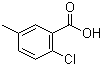 structure of CAS# 6342-60-5, 2-氯-5-甲基苯甲酸