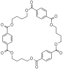 structure of CAS# 63440-94-8, 3,8,15,20,27,32-Hexaoxatetracyclo[32.2.2.2(10,13).2(22,25)]dotetraconta-10,12,22,24,34,36,37,39,41-nonaene-2,9,14,21,26,33-hexone