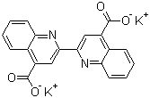 structure of CAS# 63451-34-3, [2,2'-联喹啉]-4,4'-二羧酸钾盐