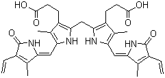 structure of CAS# 635-65-4, Bilirubin