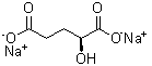 structure of CAS# 63512-50-5, (S)-2-羟基戊二酸二钠盐