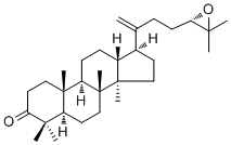 CAS 登录号：63543-52-2, (24S)-24,25-环氧达玛树脂-20-烯-3-酮