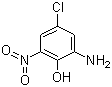 structure of CAS# 6358-08-3, 2-氨基-4-氯-6-硝基苯酚