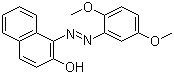 structure of CAS# 6358-53-8, Solvent Red 80