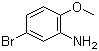 CAS # 6358-77-6, 4-Bromo-2-aminoanisole, 2-Amino-4-bromoanisole, 2-Methoxy-5-bromoaniline, 5-Bromo-2-methoxyaniline, 5-Bromo-2-methoxybenzenamine