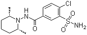 structure of CAS# 636-54-4, 氯帕胺