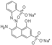 C.I. Acid Red 54 molecular structure (CAS 6360-03-8)