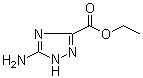 structure of CAS# 63666-11-5, 5-氨基-1H-1,2,4-三唑-3-羧酸乙酯