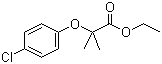 structure of CAS# 637-07-0, 氯贝特