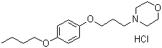 structure of CAS# 637-58-1, Pramoxine hydrochloride