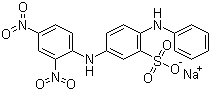 CAS # 6373-74-6, Acid Orange 3, Sodium 2-anilino-5-[(2,4-dinitrophenyl)amino]benzenesulfonate
