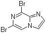 structure of CAS# 63744-22-9, 6,8-二溴咪唑并[1,2-a]吡嗪