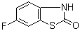 structure of CAS# 63754-96-1, 6-氟-2(3H)-苯并噻唑酮