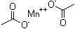 structure of CAS# 638-38-0, 乙酸锰(II)